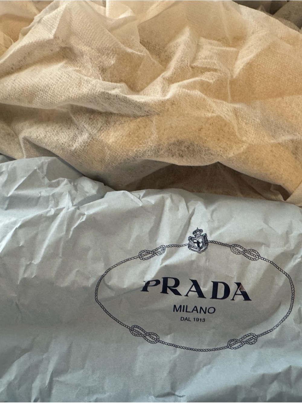 Prada Beige Woven Raffia Slingback Sandals - Picture 10 of 11